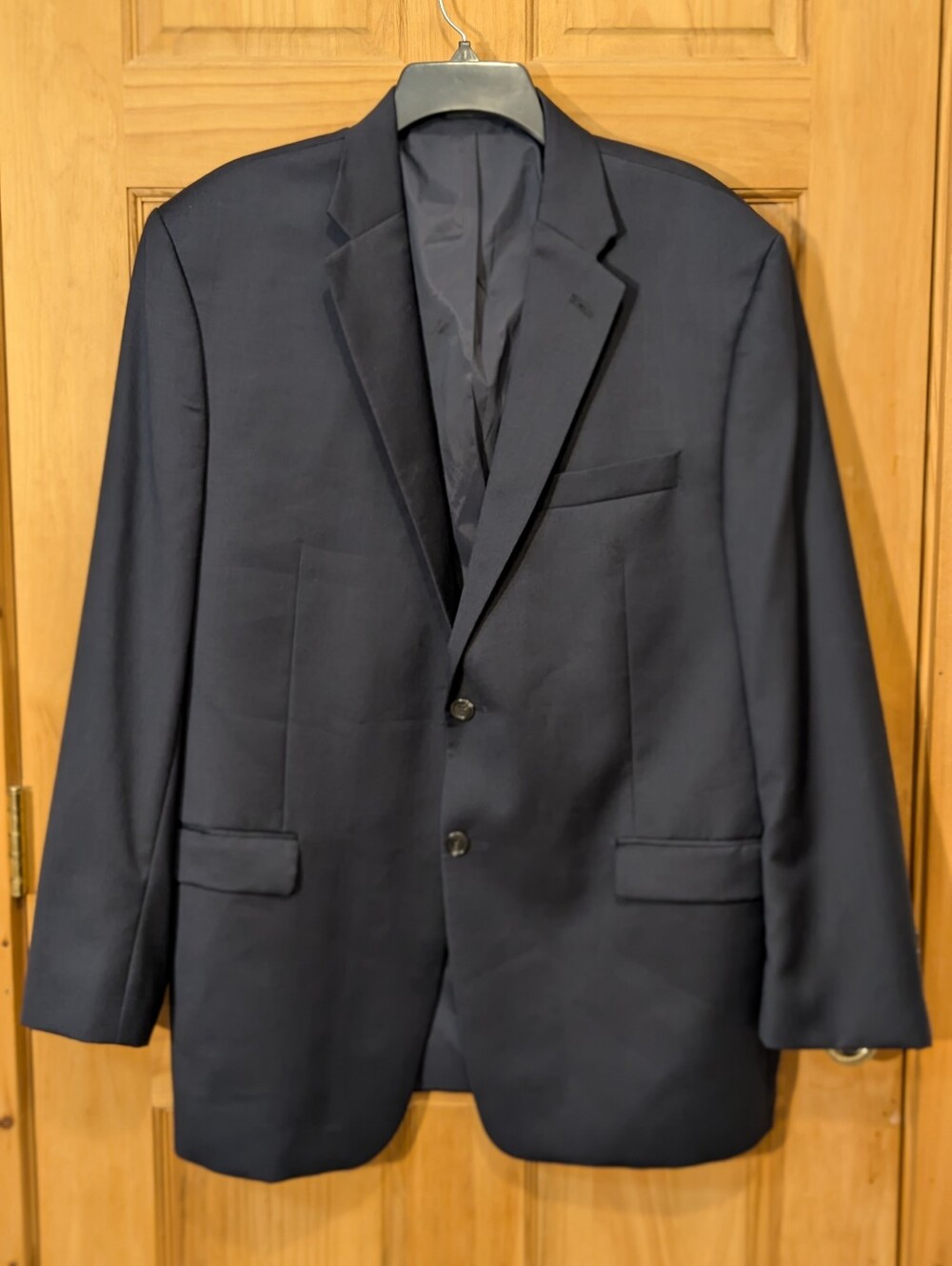 Lauren Ralph Lauren Blazer 100% Wool Black 46R Sports Coat Jacket Corpcore